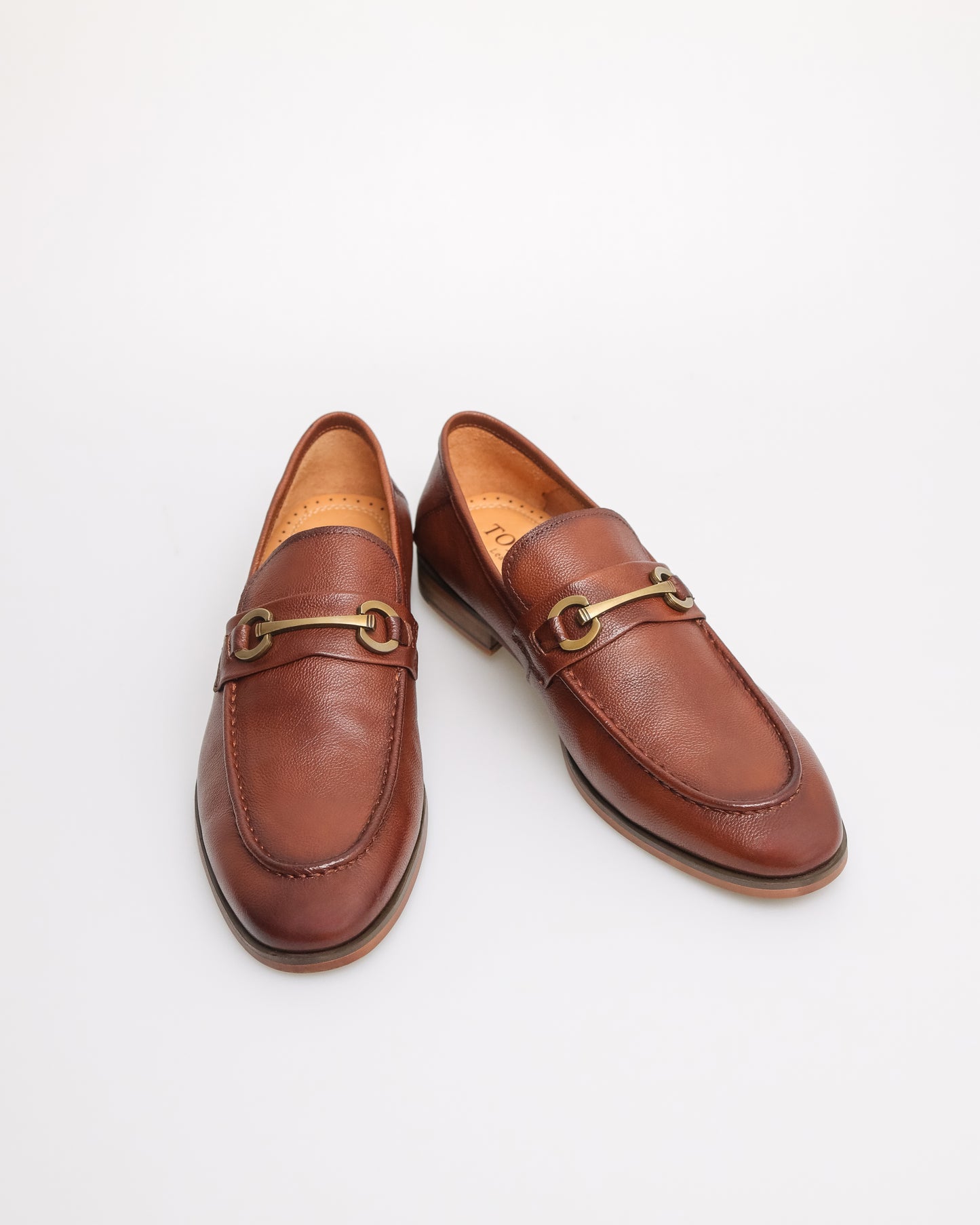 Tomaz F284 Formal Buckle Loafers (Brown)