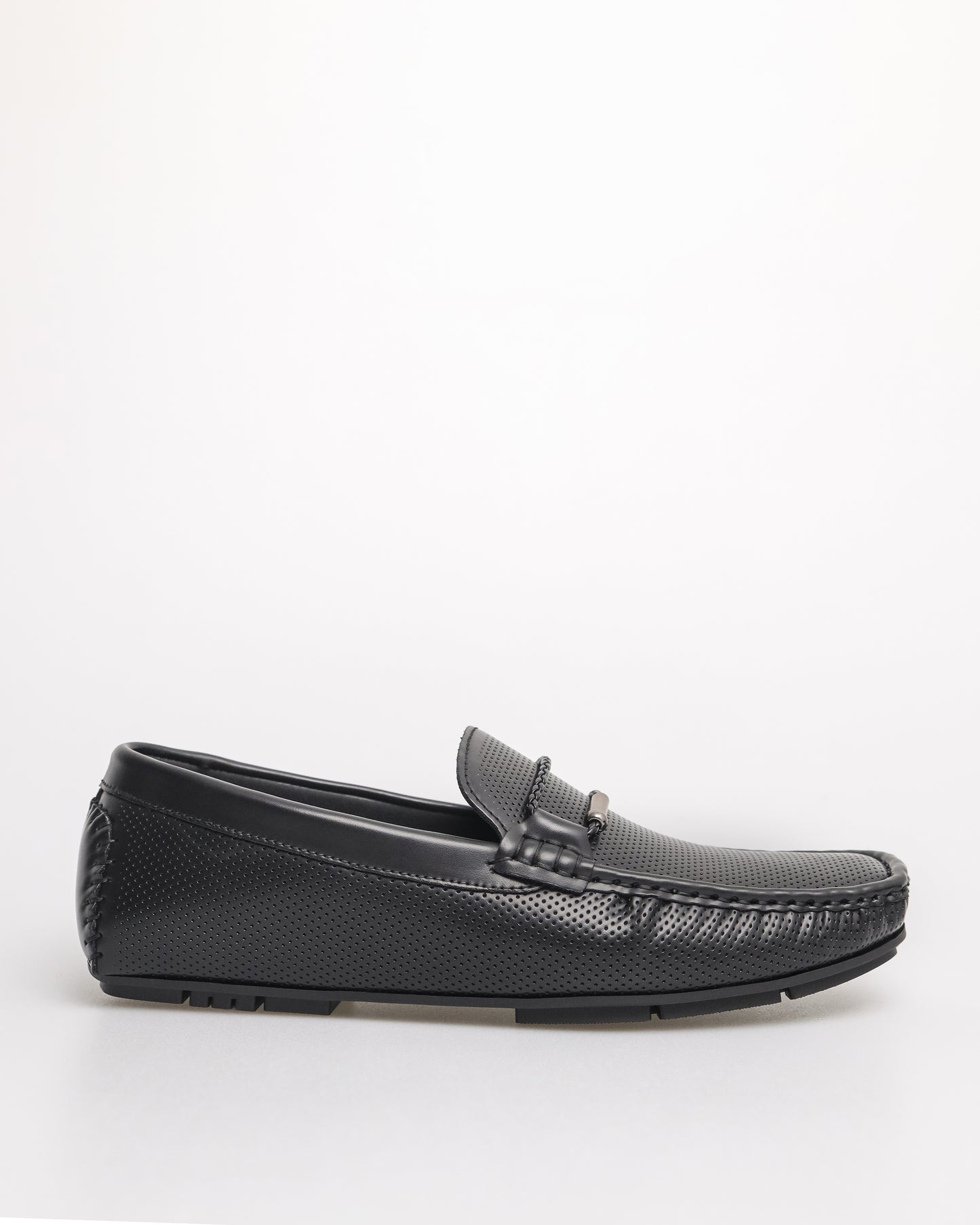 Tomaz C619 Men's Buckle Starlit Strolls Moccasins (Black)