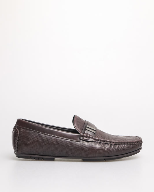 Tomaz C617 Men's Buckle Weave Moccasins (Wine)