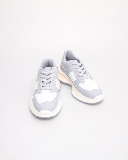 Tomaz FL081 Ladies Sneakers (Grey/White)