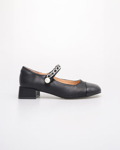 Tomaz FL089 Ladies Mary Jane Pearly Heels