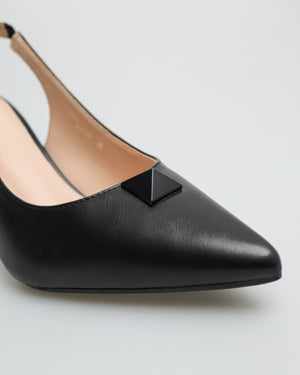 
                  
                    Load image into Gallery viewer, Tomaz NN111 Ladies Slingback Pointy Heels (Black)
                  
                