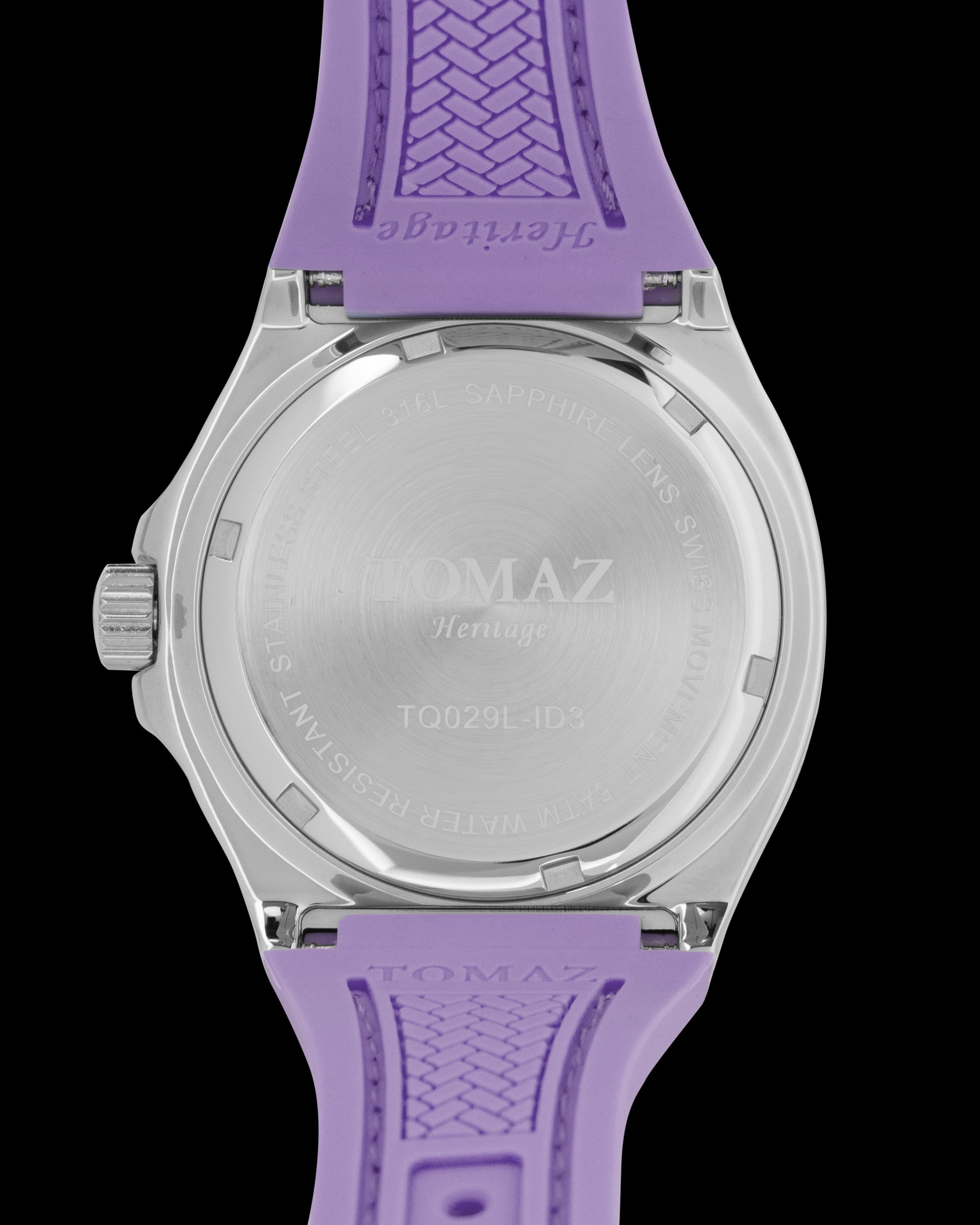 Tomaz Ladies Watch TQ029L-ID3 with Crystal and Rubber Strap