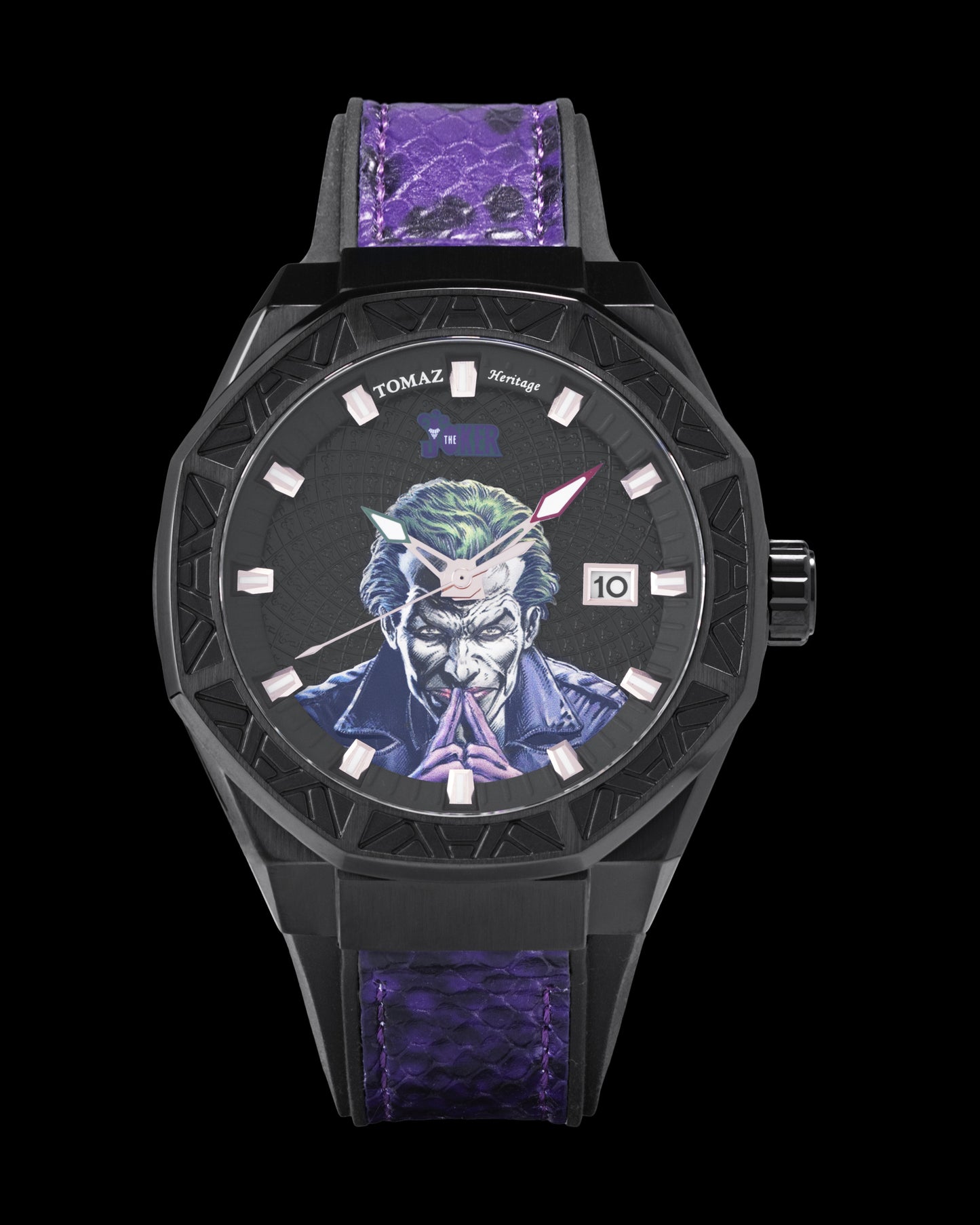 DC Joker TQ030-ZD1 (Black/Purple) Purple Lychee Strap