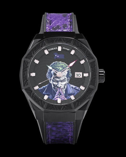 DC Joker TQ030-ZD1 (Black/Purple) Purple Lychee Strap