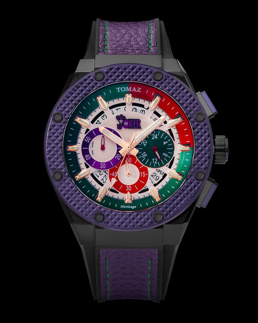 DC Joker TQ030H-D2 (Black/Purple) Purple Lychee Strap