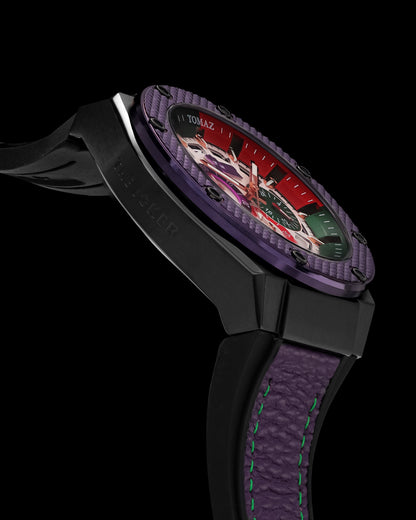 DC Joker TQ030H-D2 (Black/Purple) Purple Lychee Strap