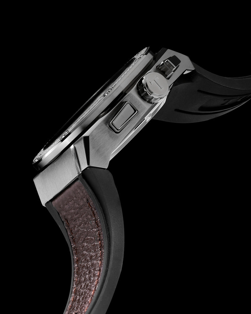 
                  
                    Load image into Gallery viewer, Transformer Maximal TQ030N-D1 (Metal Gun/Black) with Coffee Leather Strap
                  
                