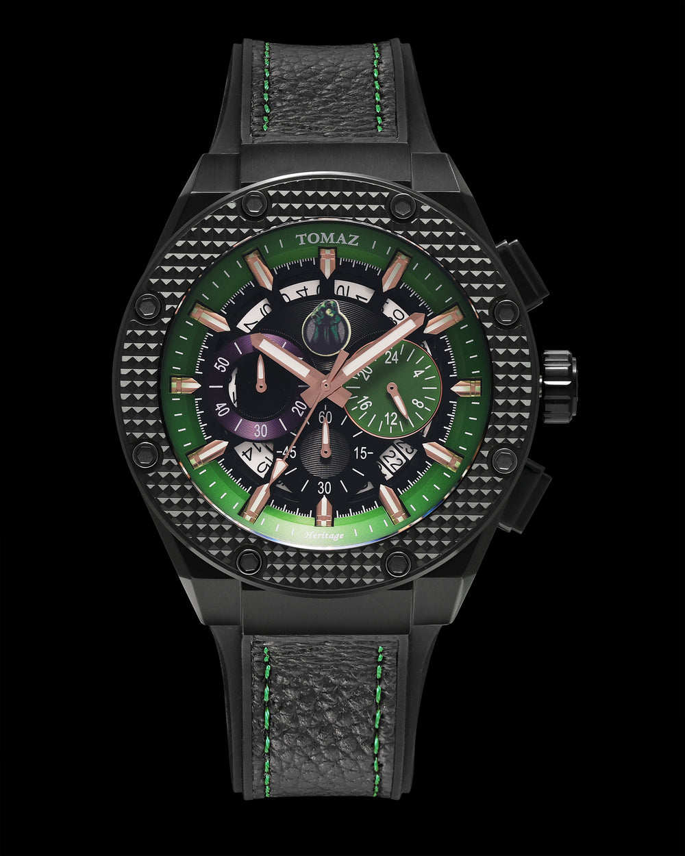 Marvel Hulk TQ030P-D1 (Black/Green) Black Strap