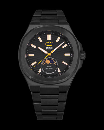 DC Batman TQ046-5D2 (Black) with Stainless Steel