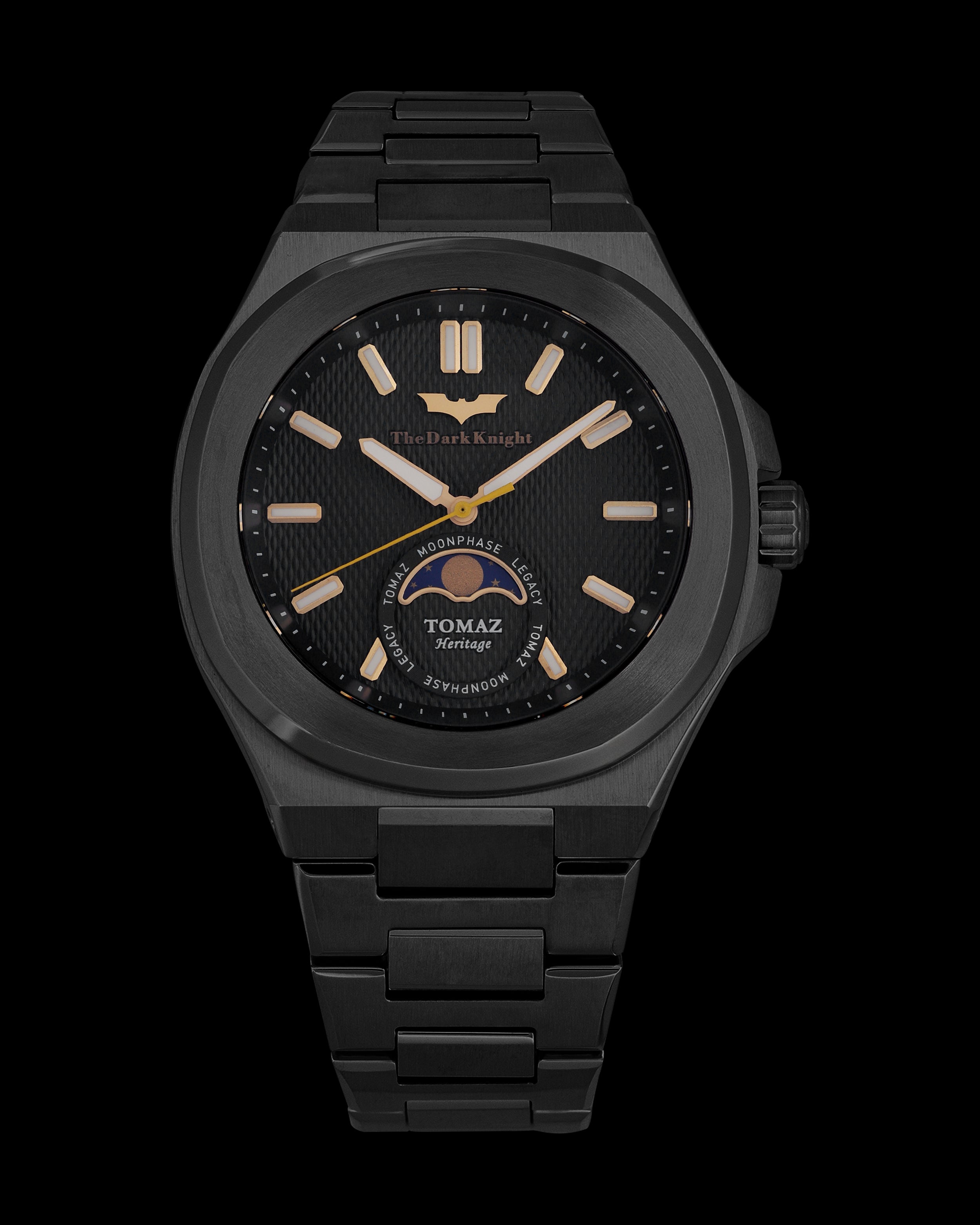 DC The Dark Knight TQ046-8D1 (Black) with Black Stainless-Steel