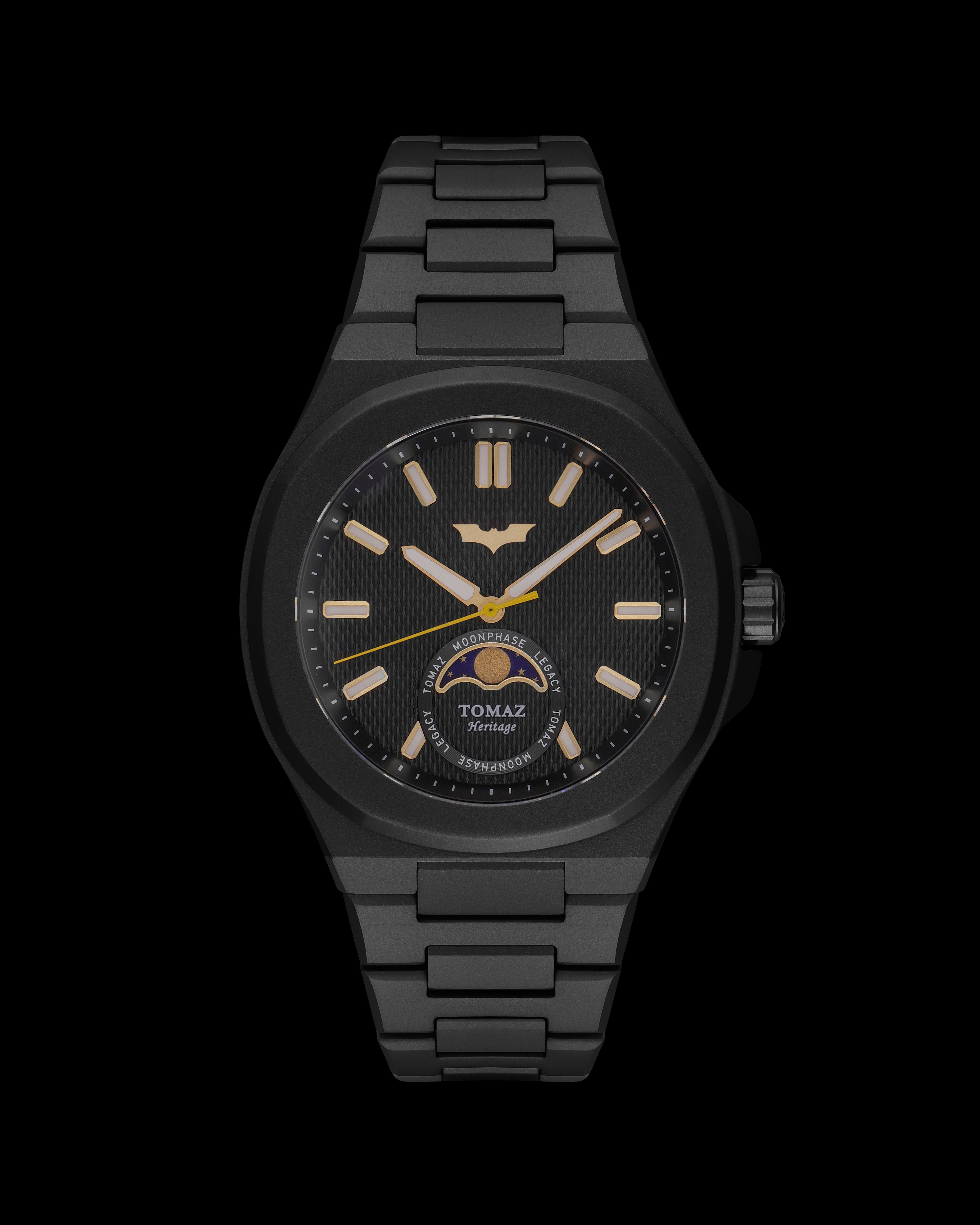 #color_Dark Knight Logo – Stainless Steel Strap