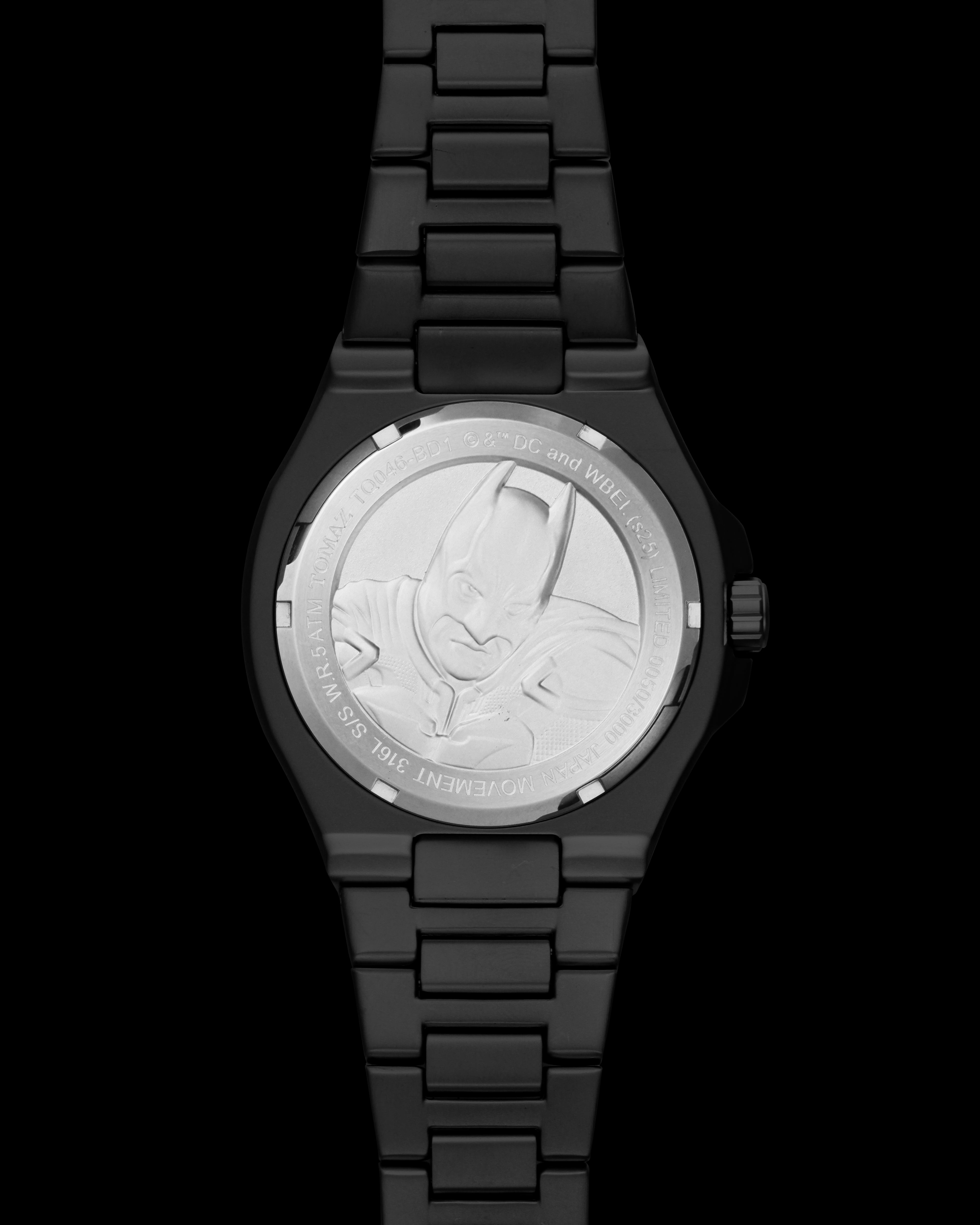 #color_Dark Knight Logo – Stainless Steel Strap