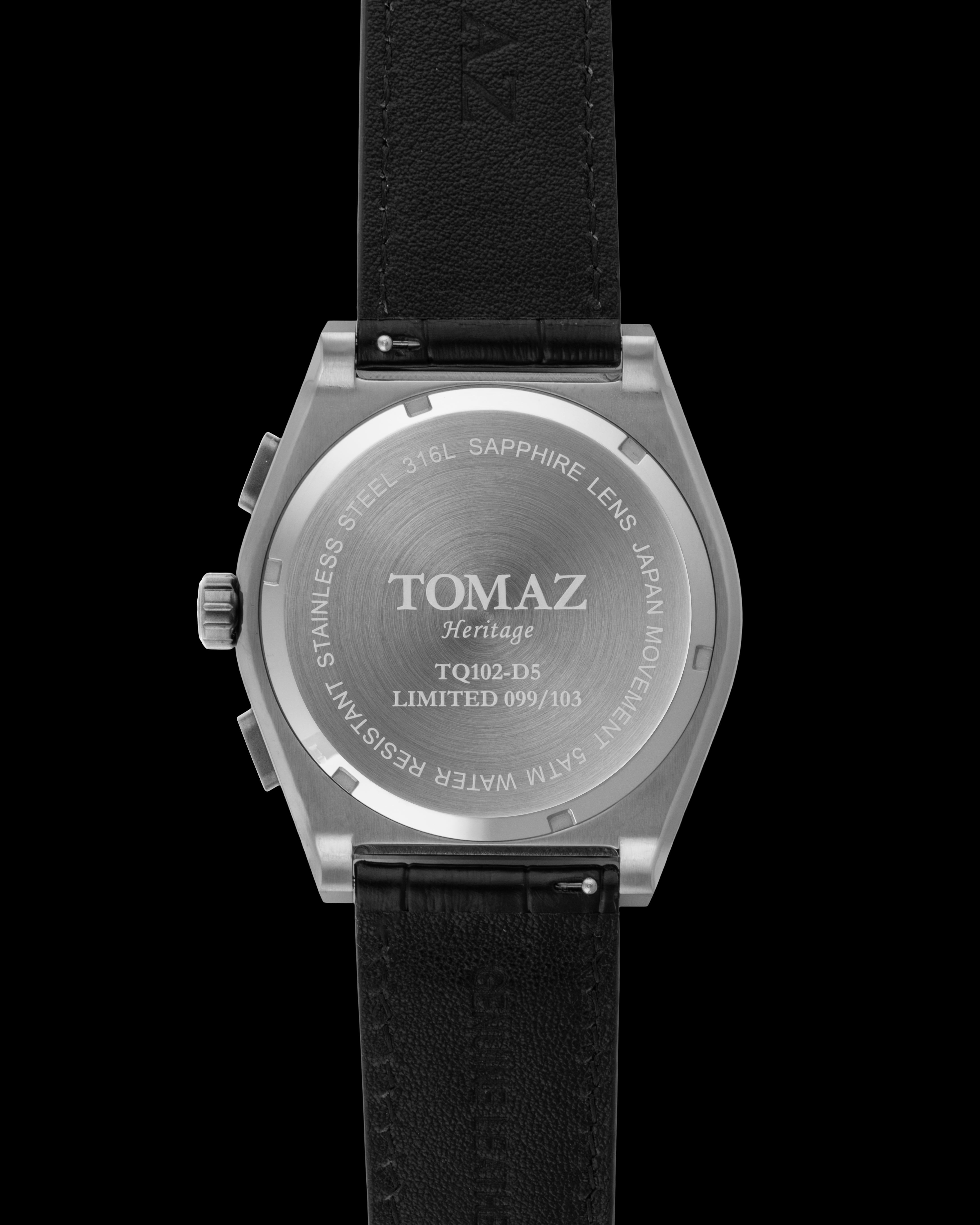 Tomaz Jezper II TQ102-D5 Silver/Black Quartz Men's Watch