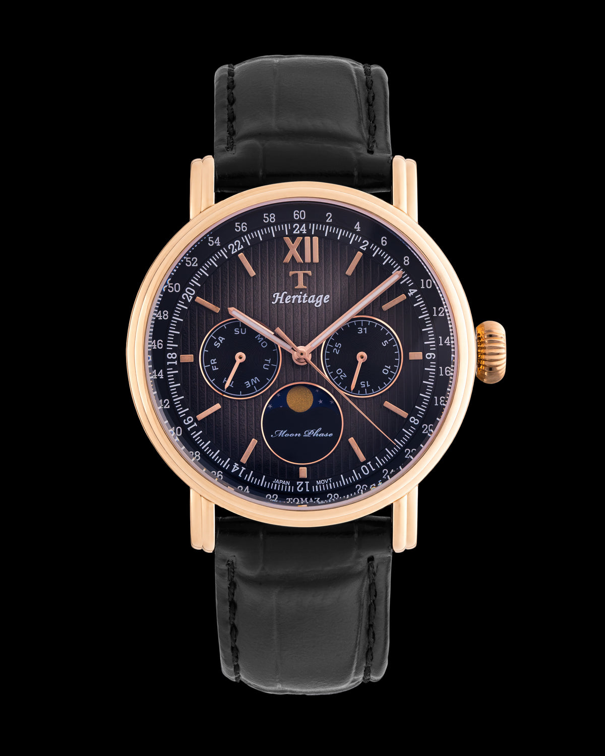 Tomaz TQ106M-D6 Heritage Classic Moonphase Men Watch