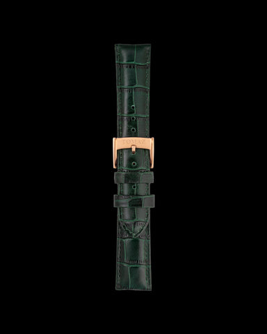 Tomaz TS1-1A Tali Jam Tangan Buluh Kulit 20mm (Hijau)