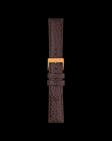 Tomaz TS1-3A Leather Lychee 22mm Tali Jam (Kopi)