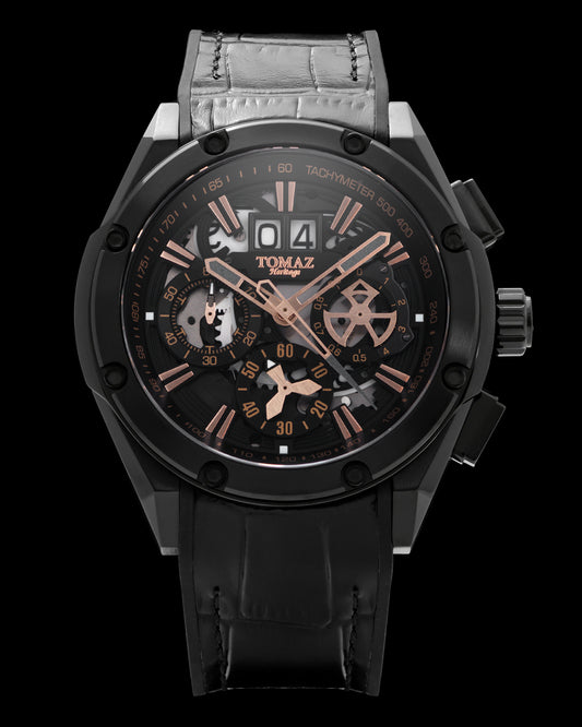 RAWR III TW024C-D2A (Black) with Black Bamboo Strap
