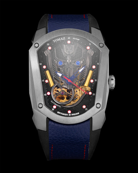 Transformer Optimus Prime TW028-FD2 (Metal) with Blue Lychee Rubber Strap