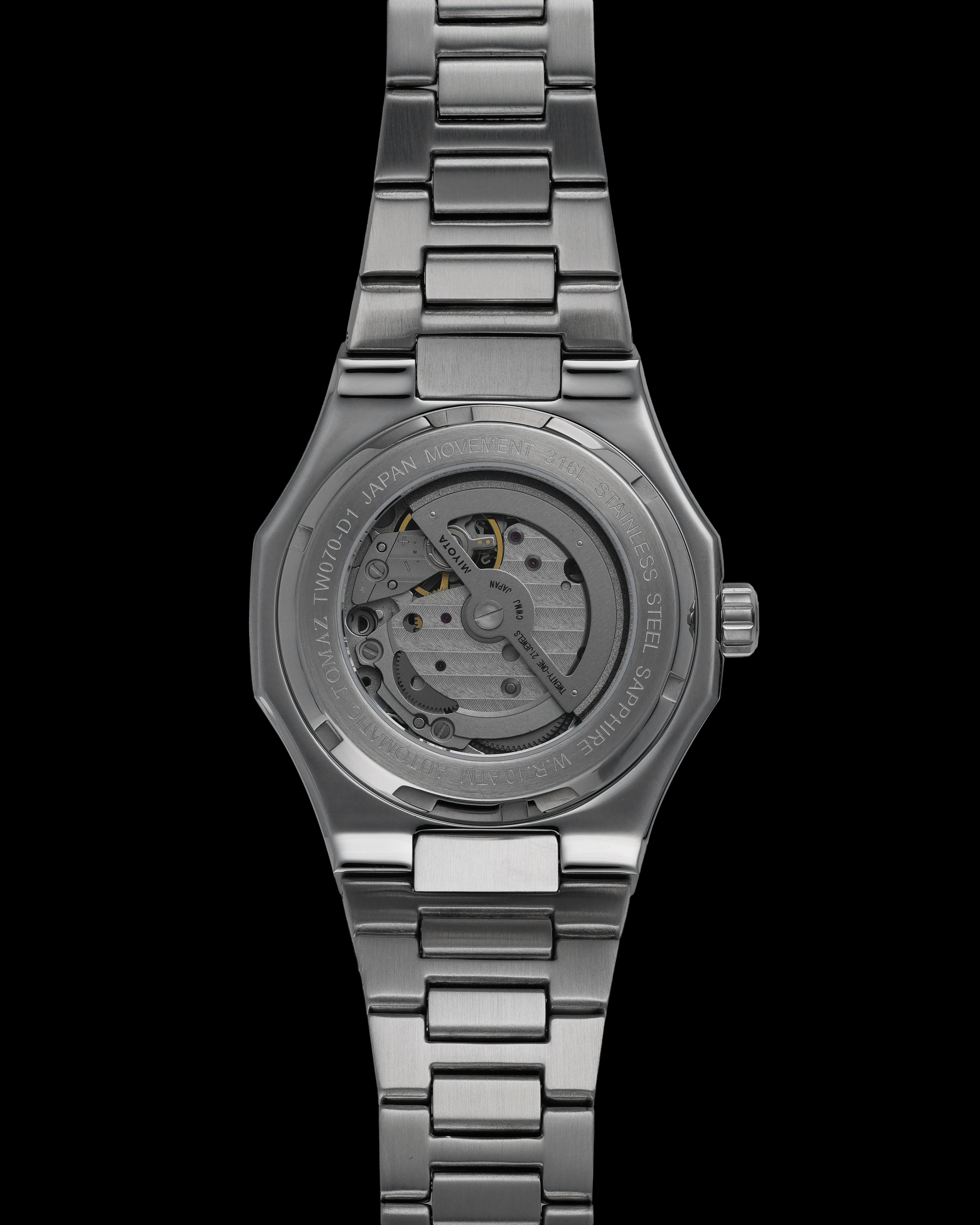 Tomaz TW070-D Serpent Steelworks Watch with Stainless Steel Strap