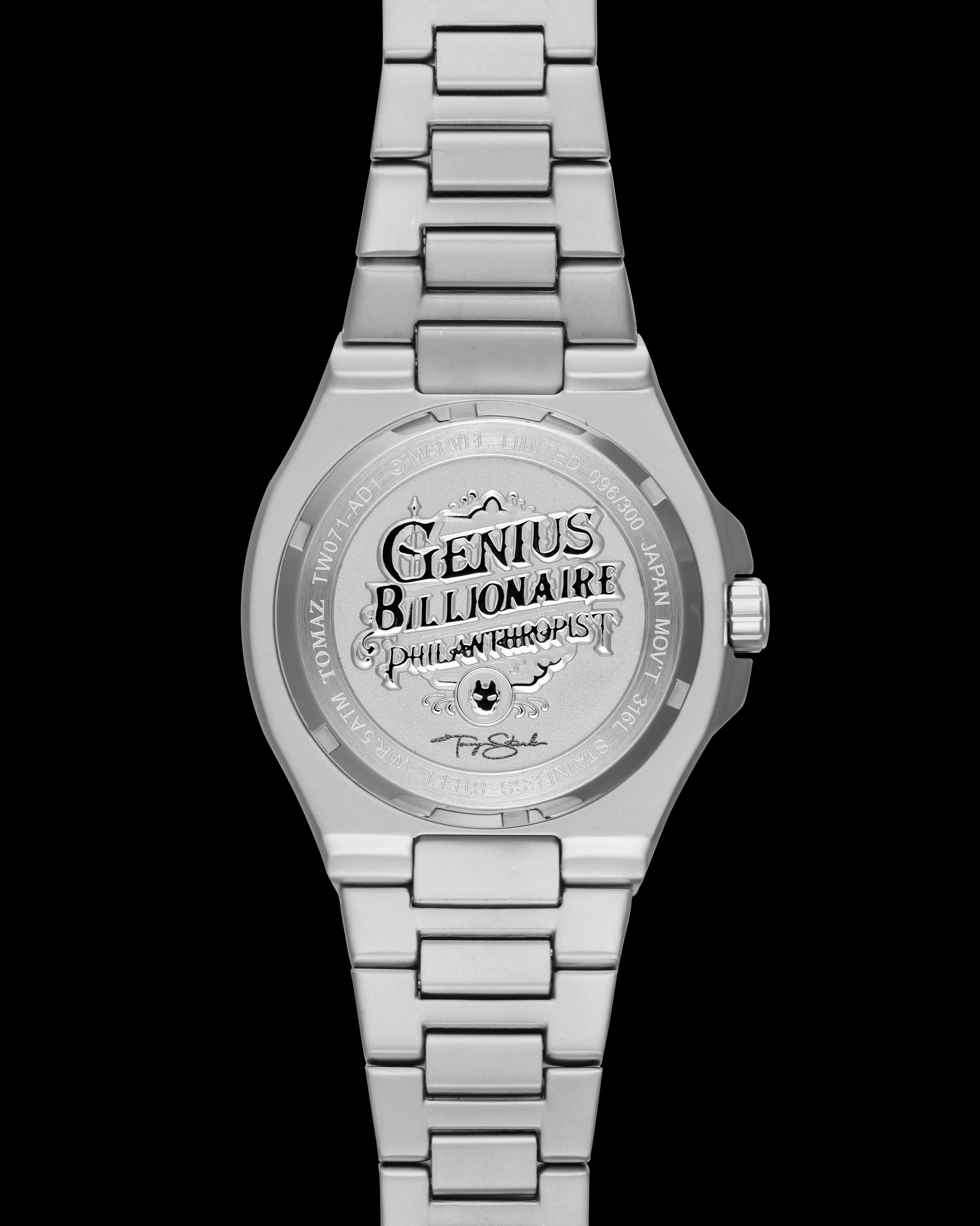 Marvel Tony Stark TW071-AD1 with Stainless Steel Strap