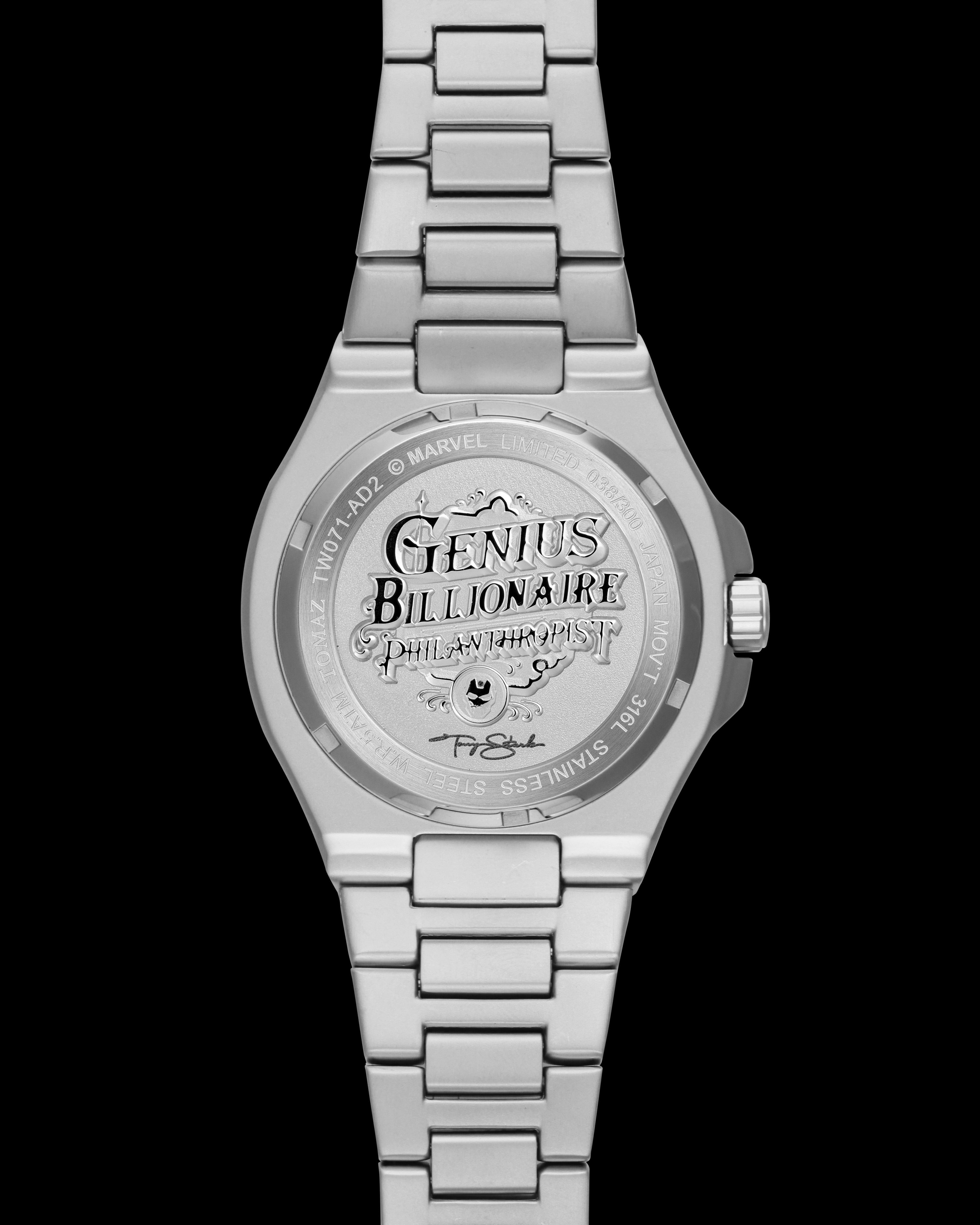 Marvel Tony Stark TW071-AD2 with Stainless Steel Strap