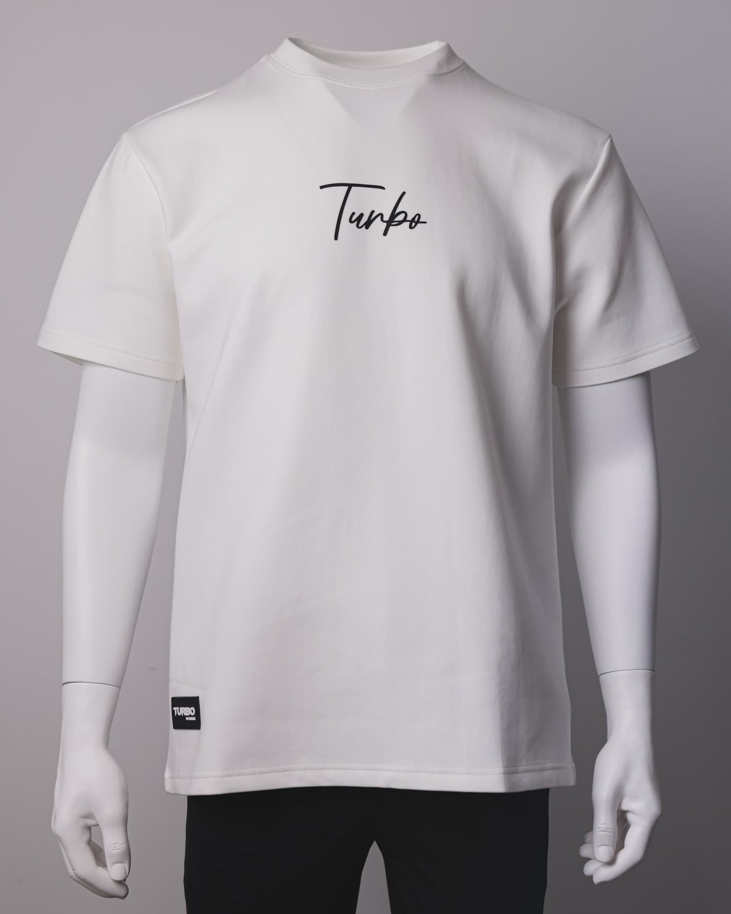 Turbo CC-A002 Plain T-shirt (White)