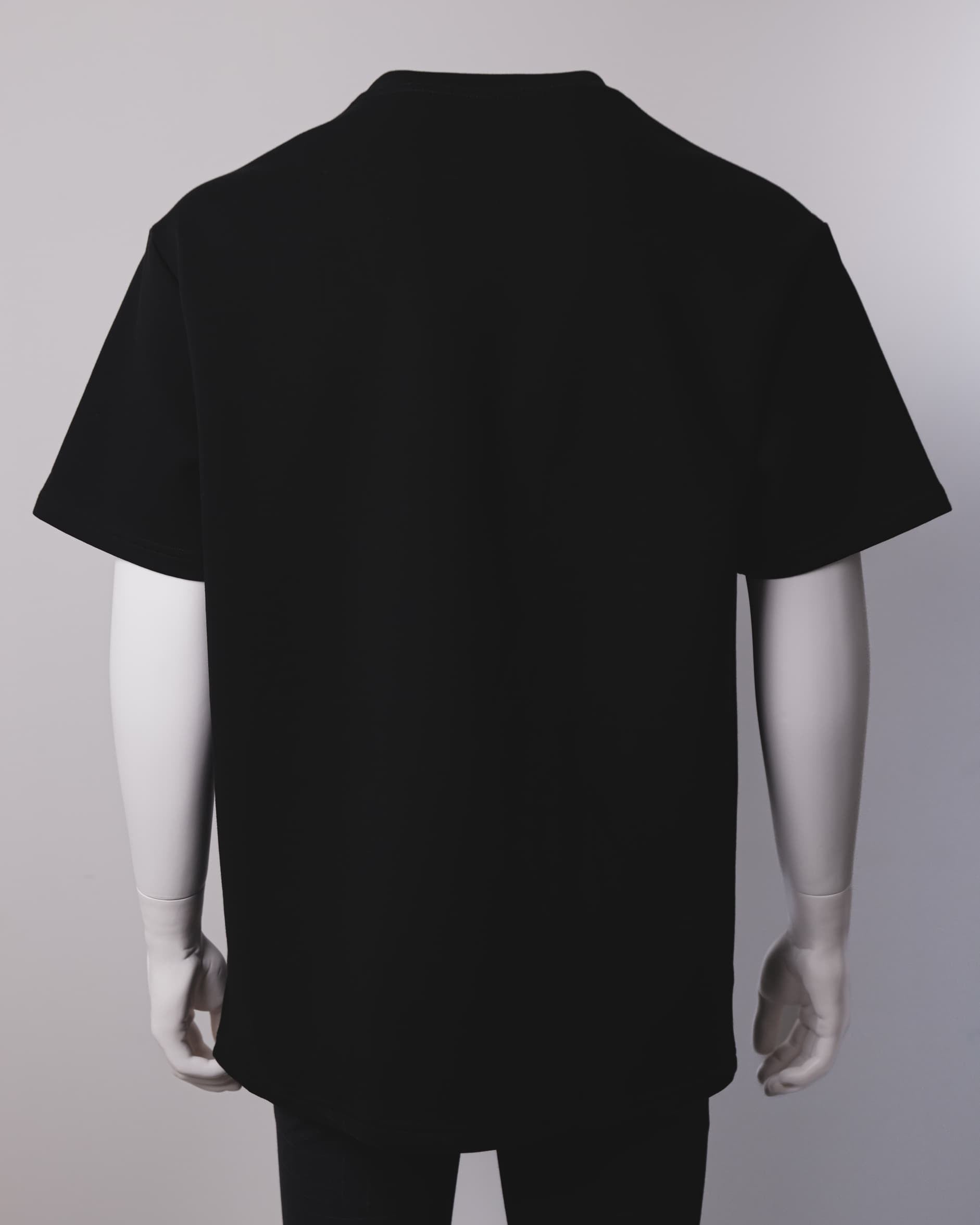 Turbo CC-A001 Plain T-shirt (Black)