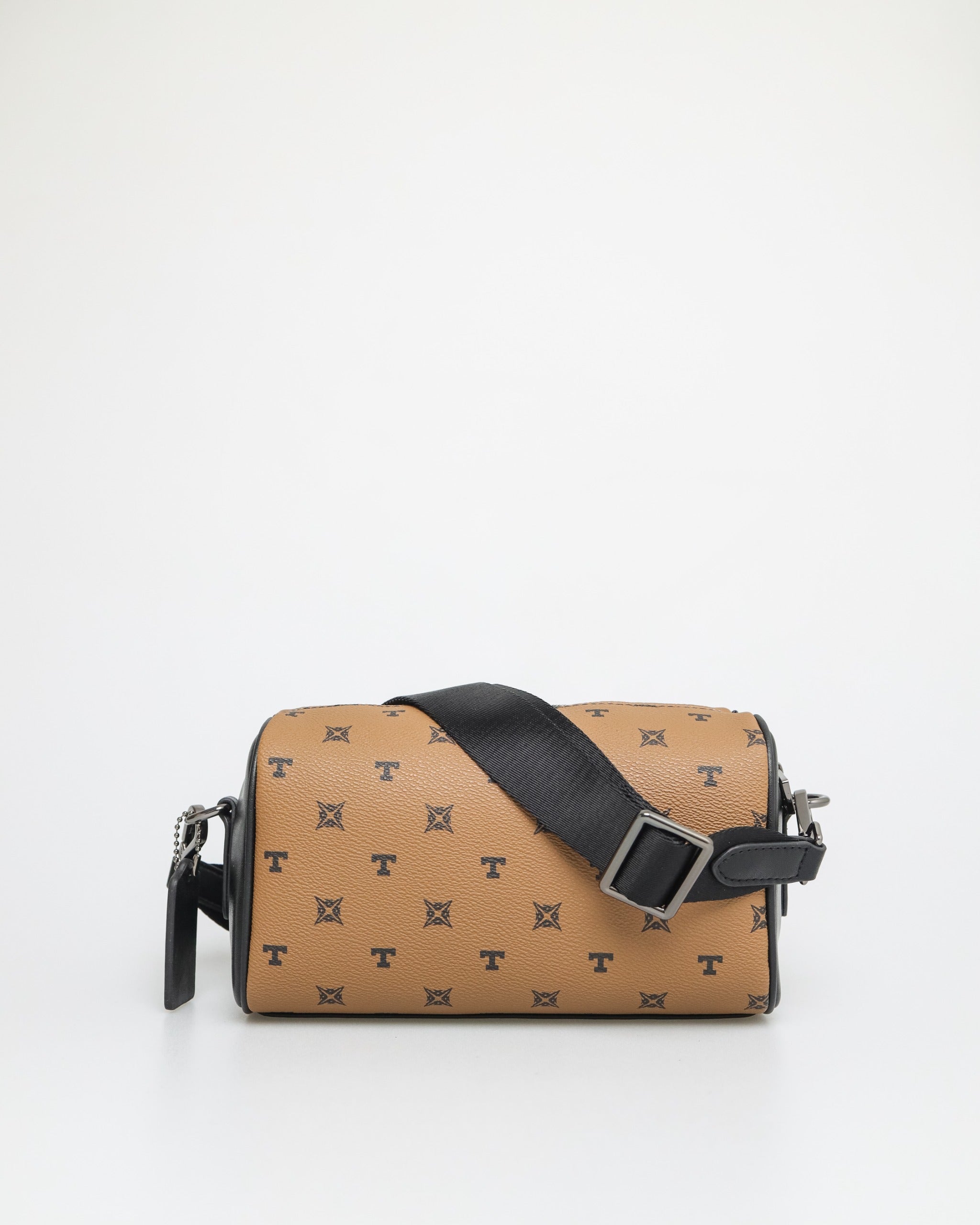 Tomaz Monogram NT-TZ431 Men's Sling Bag (Tan/Black)