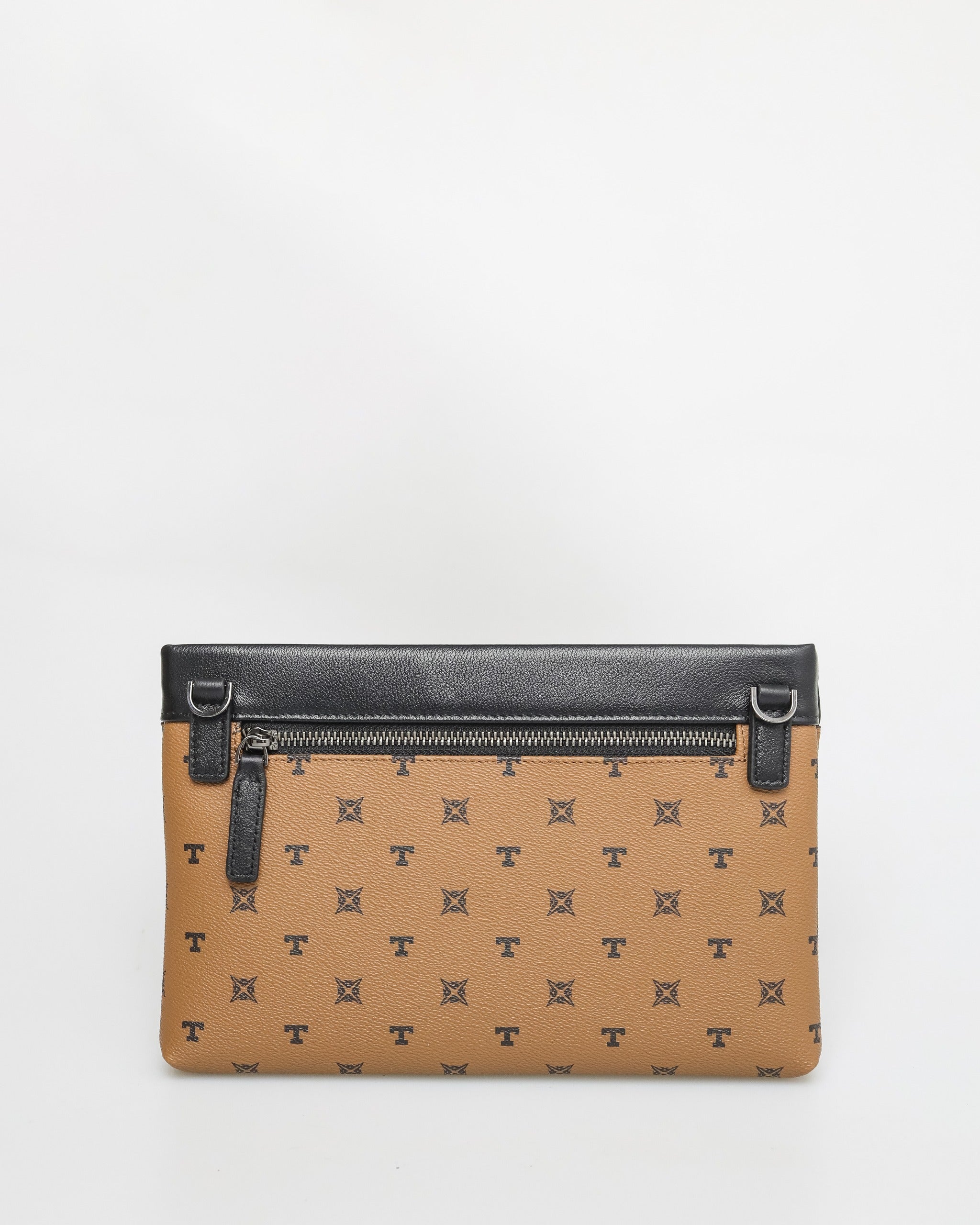 Tomaz Monogram NT-TZ432 Men's Clutch Bag (Tan/Black)