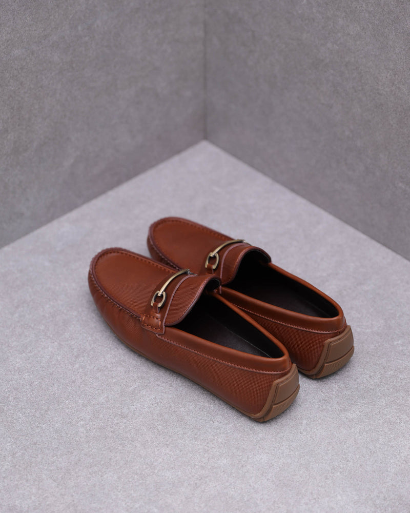 
                  
                    Load image into Gallery viewer, Tomaz C376 Men&amp;#39;s Buckle Moccasins (Brown)
                  
                