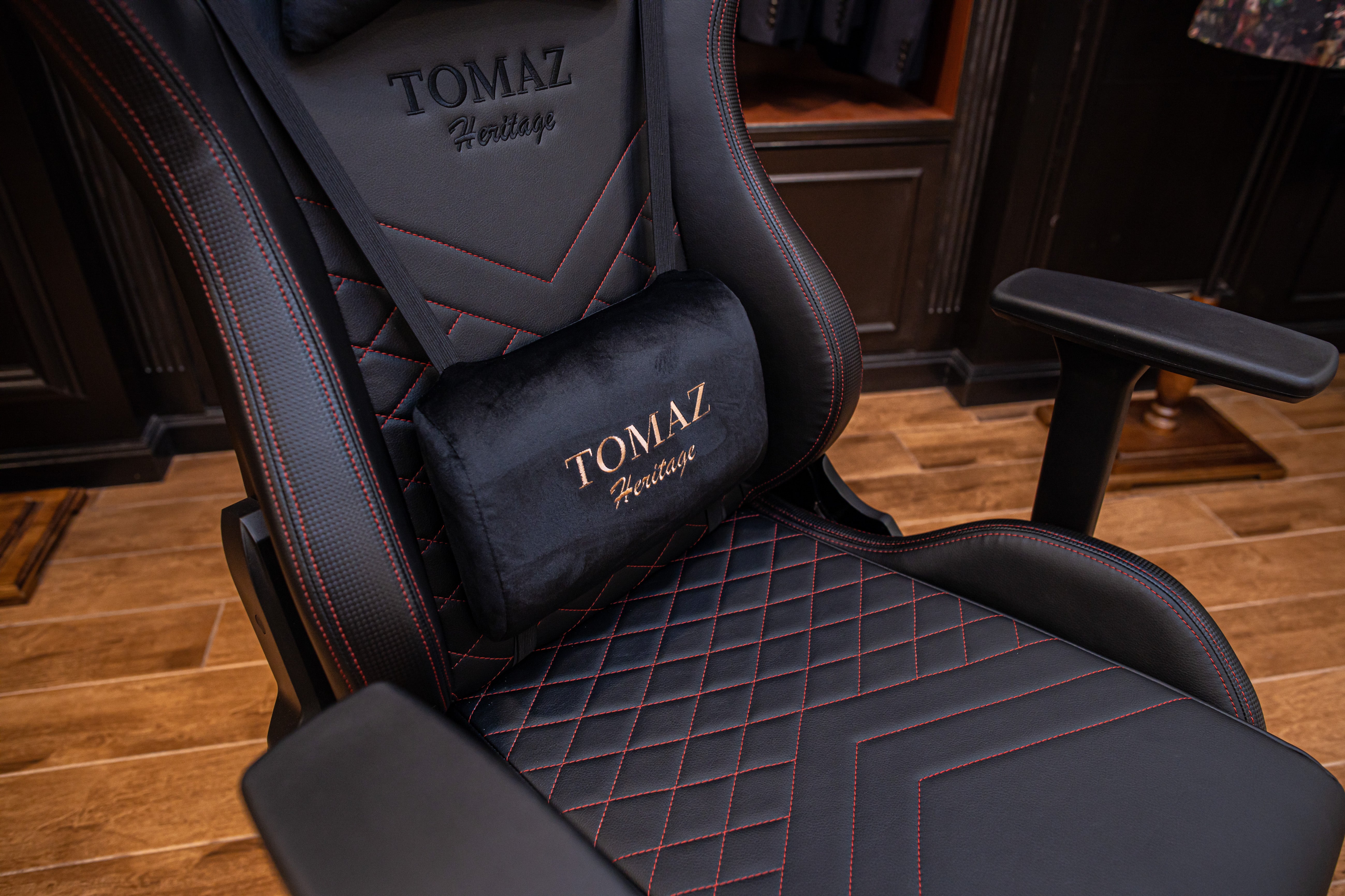 Tomaz Syrix II Gaming Chair (Black/Red) gaming chair, best gaming chair, gaming chair Malaysia, gaming chair murah terbaik, kerusi gaming, kerusi gaming murah, gaming chair budget, gaming chair heavy duty