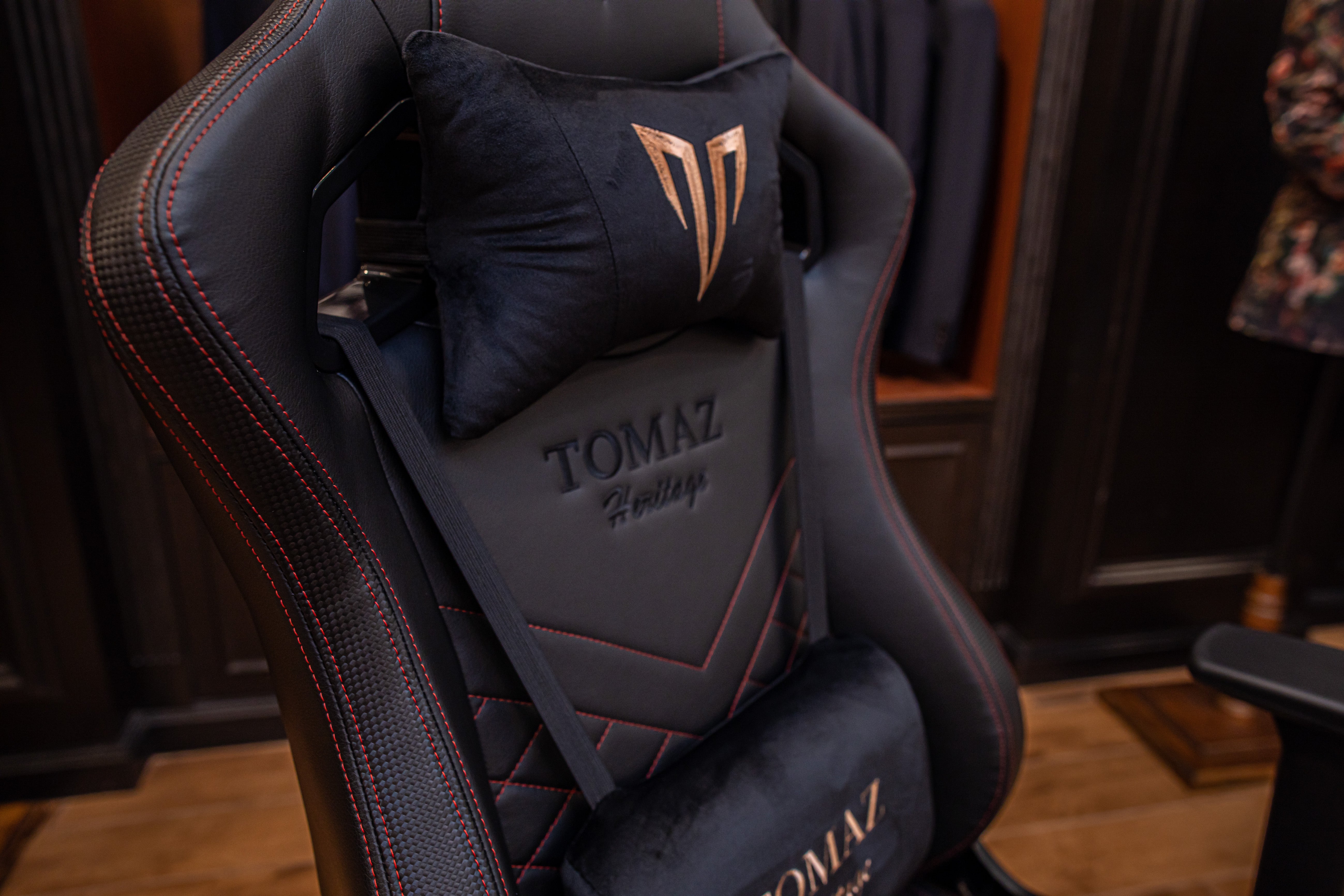 Tomaz Syrix II Gaming Chair (Black/Red) gaming chair, best gaming chair, gaming chair Malaysia, gaming chair murah terbaik, kerusi gaming, kerusi gaming murah, gaming chair budget, gaming chair heavy duty