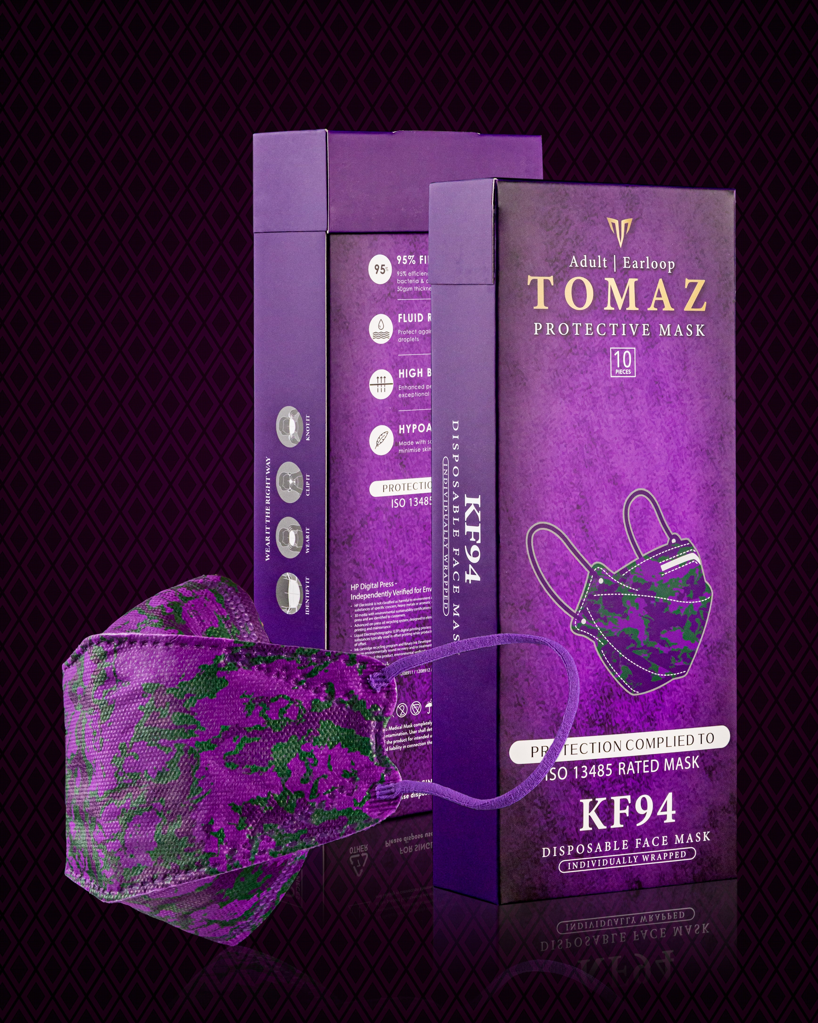 Tomaz TME001-K8 Protective Earloop Mask KF94 (Joker)