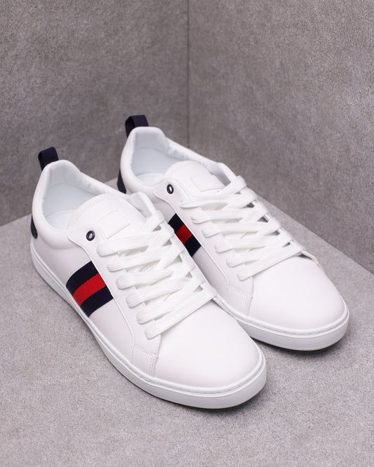 Tomaz TR999M Men's Court Sneakers (White)