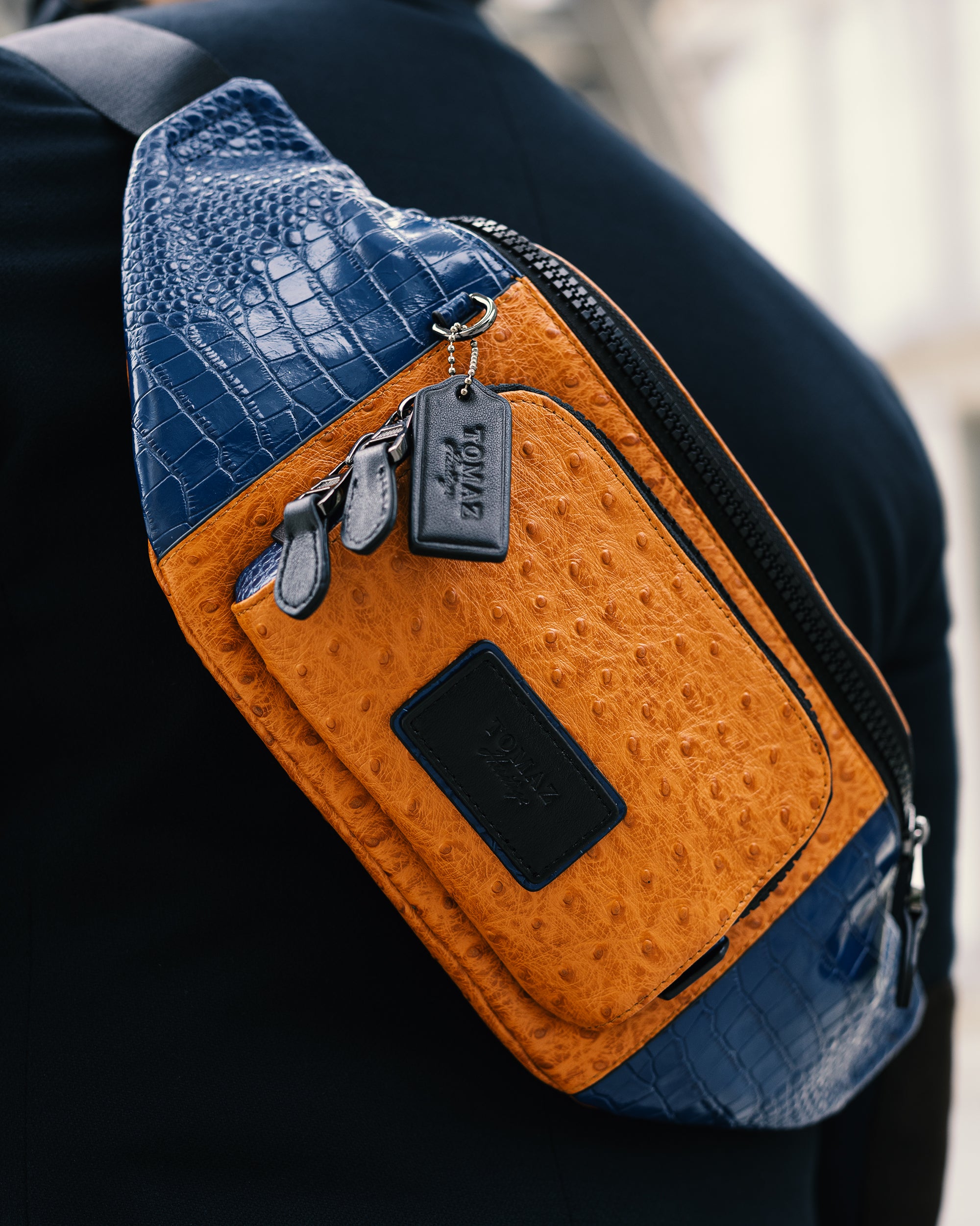 Tomaz Mikael NT317 Sling Bag (Orange/Blue)