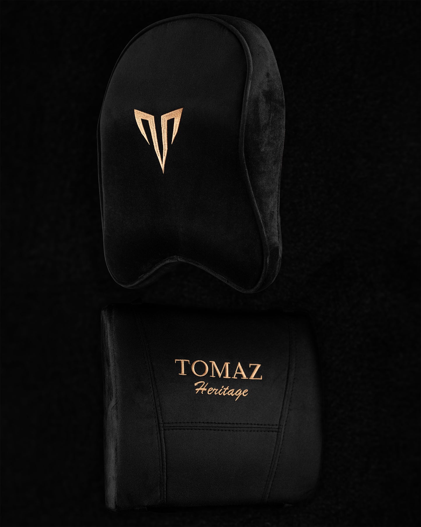 Tomaz Troy Head Rest & Lumbar SET (Black)