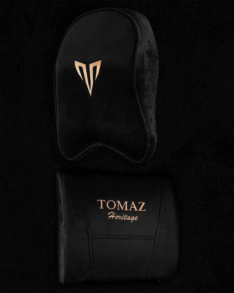 
                  
                    Load image into Gallery viewer, Tomaz Troy Head Rest &amp;amp; Lumbar SET (Black)
                  
                