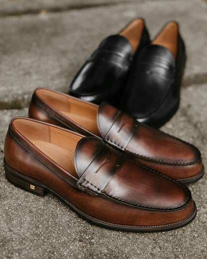 Tomaz BF249 Penny Loafers (Black) Tomaz BF249 Penny Loafers (Black) men shoe, men's shoe, men's italian dress shoes, men's dress shoes, men's dress shoes near me, shoe shop near me, tomaz shoe locations, shoe store near me, formal shoes