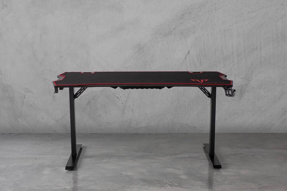 
                  
                    Load image into Gallery viewer, Tomaz Armor Gaming Table 140cm (Black) gaming table,gaming table Malaysia,gaming table design, gaming table cheap, gaming table cup holder, head to head gaming table, gaming table black gaming table 2020
                  
                