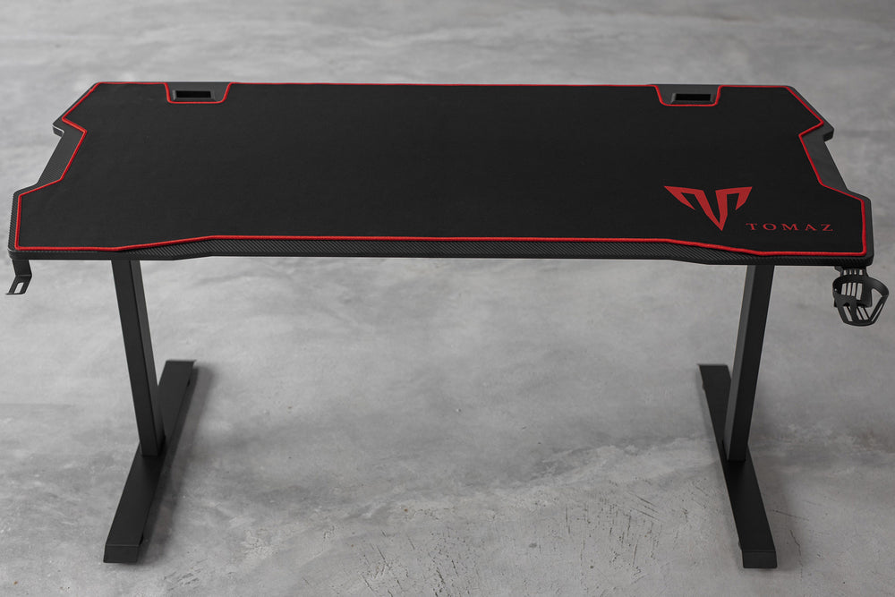 
                  
                    Load image into Gallery viewer, Tomaz Armor Gaming Table 140cm (Black) gaming table,gaming table Malaysia,gaming table design, gaming table cheap, gaming table cup holder, head to head gaming table, gaming table black gaming table 2020
                  
                