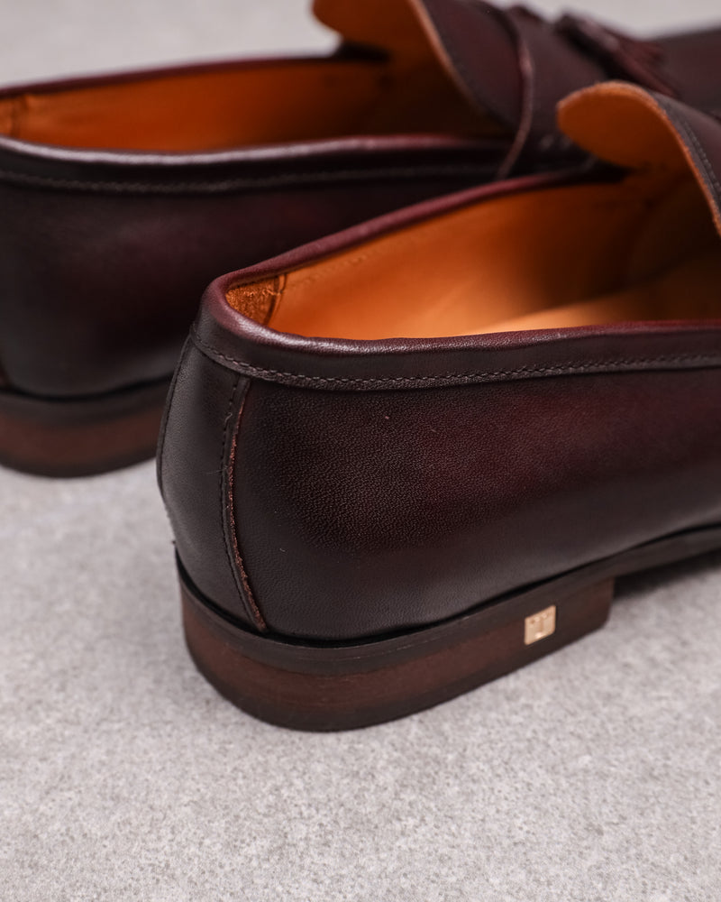 
                  
                    Load image into Gallery viewer, Tomaz F327 Men&amp;#39;s Tassel Loafer (Wine)
                  
                