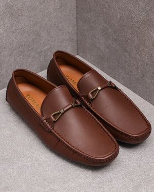 
                  
                    Load image into Gallery viewer, Tomaz C514 Men&amp;#39;s Buckle Moccasins (Coffee)
                  
                