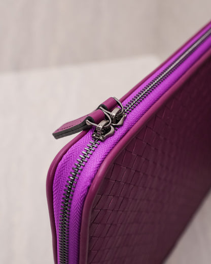 Tomaz TZ339 Leather Clutch (Purple)