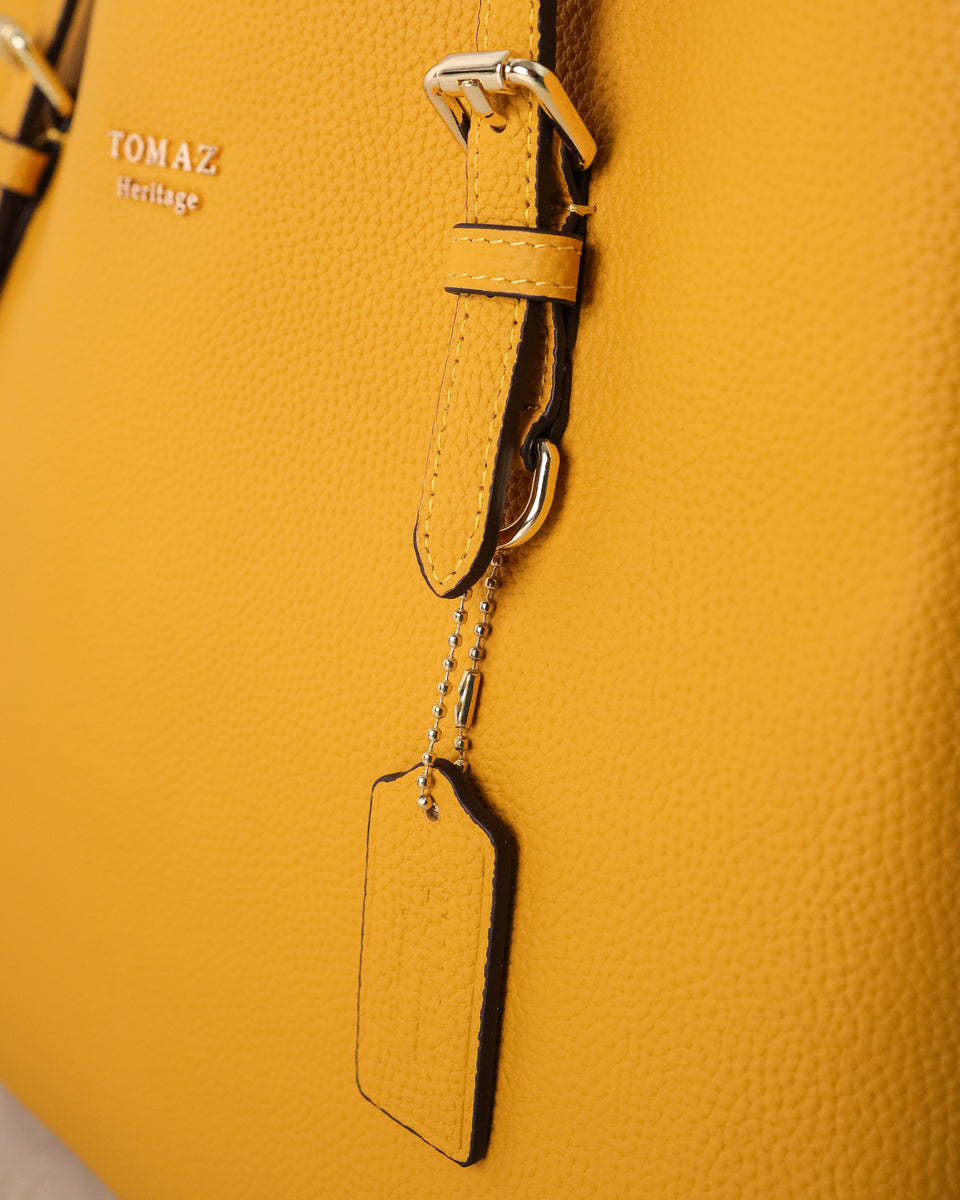 Tomaz NT-BL168 Tote Handbag (Yellow)