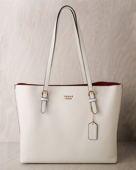 Tomaz NT-BL169 Tote Handbag (White)