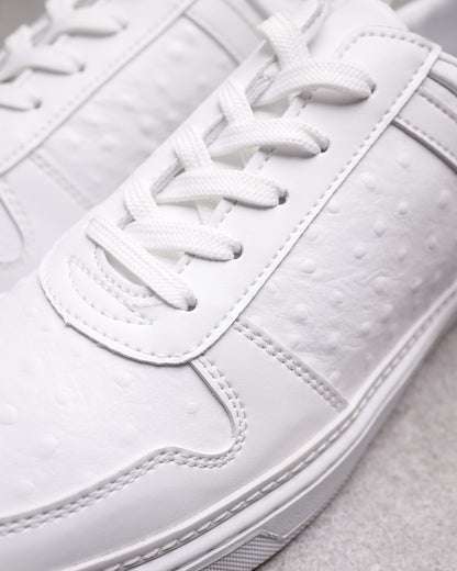 Tomaz TY010 Men's Court Sneakers (White)