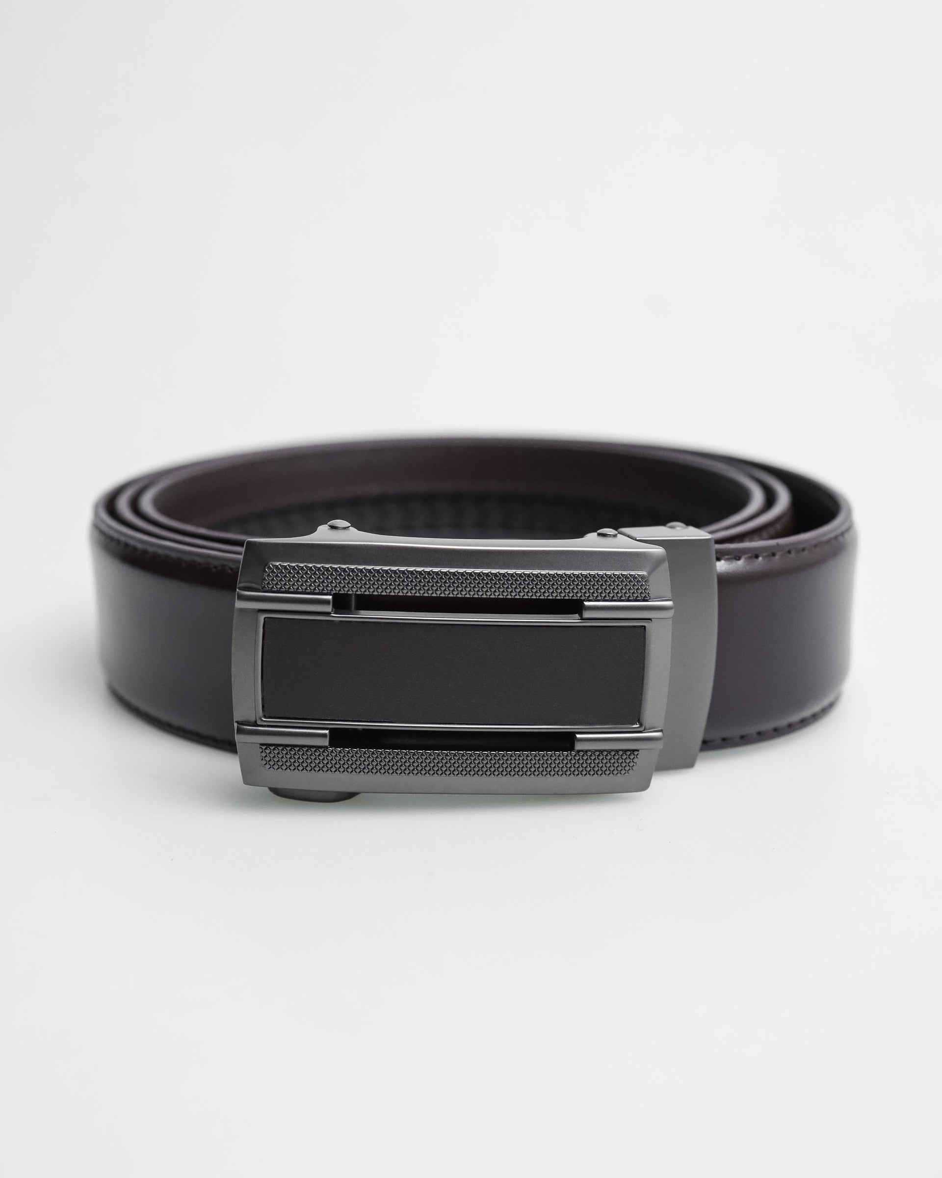 Tomaz AB071 Men's Automatic Leather Belt (Coffee)