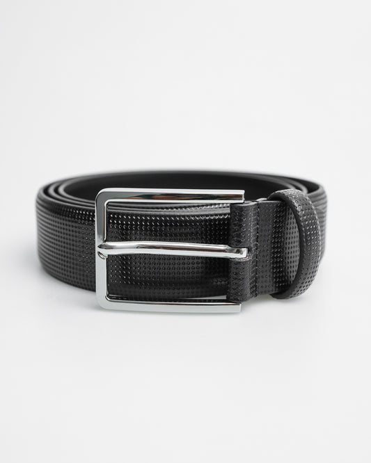 Tomaz AB069 Men's Reversible Leather Belt (Black)