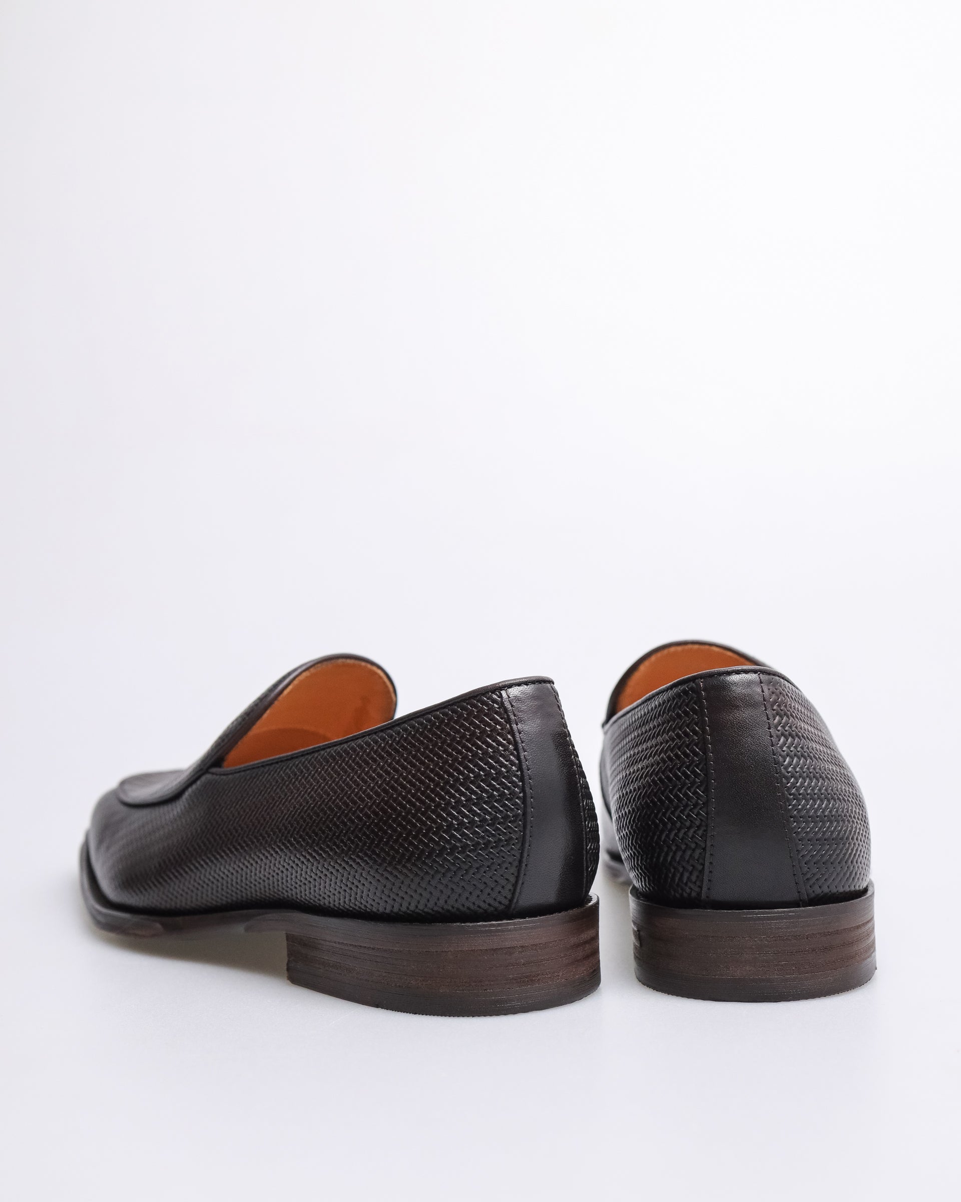 Tomaz F345 Men's Plain Toe Slip On (Coffee)